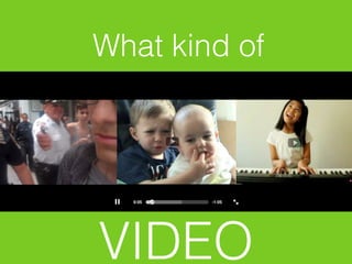 What kind of




VIDEO
 