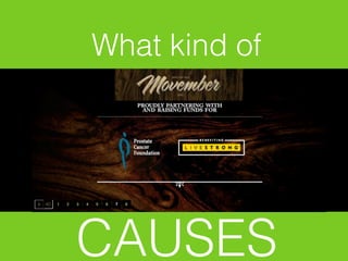 What kind of




CAUSES
 