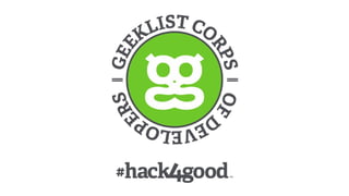 Hack4good Kraków 
➔ hack4good.pl 
➔ facebook.com/hack4goodKrK 
➔ @hack4goodkrk 
➔ +Hack4goodPl 
➔ krk.hack4good@gmail.com 
 