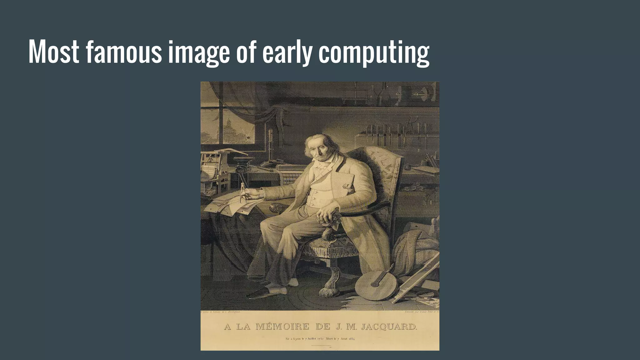 Most famous image of early computing
 