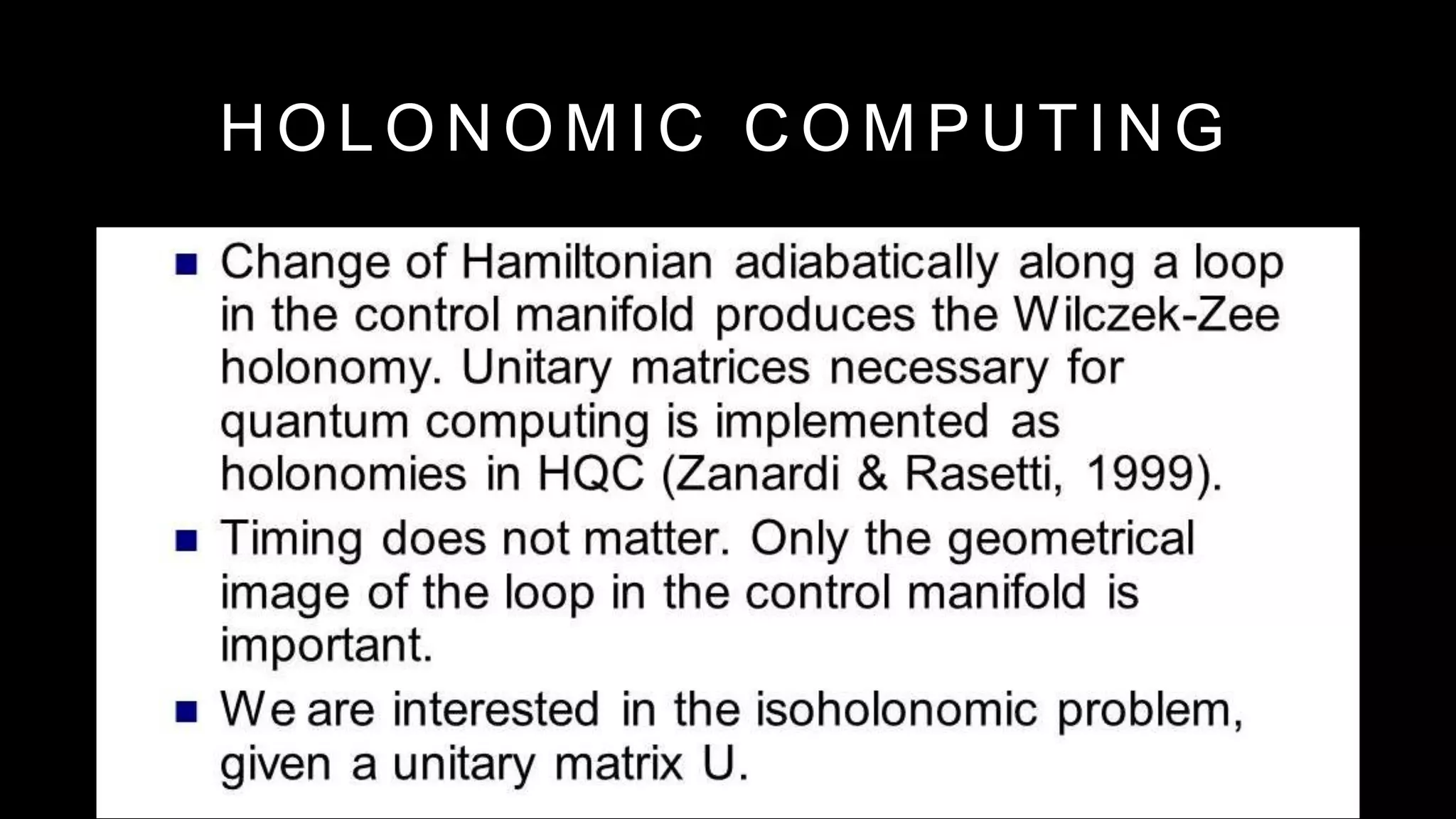 H O L O N O M I C C O M P U T I N G
 