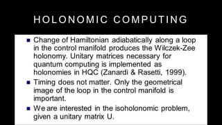 H O L O N O M I C C O M P U T I N G
 