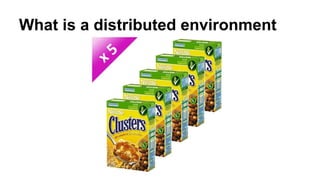 What is a distributed environment
 