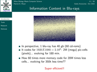 When Biology Meets Computer Science | PDF