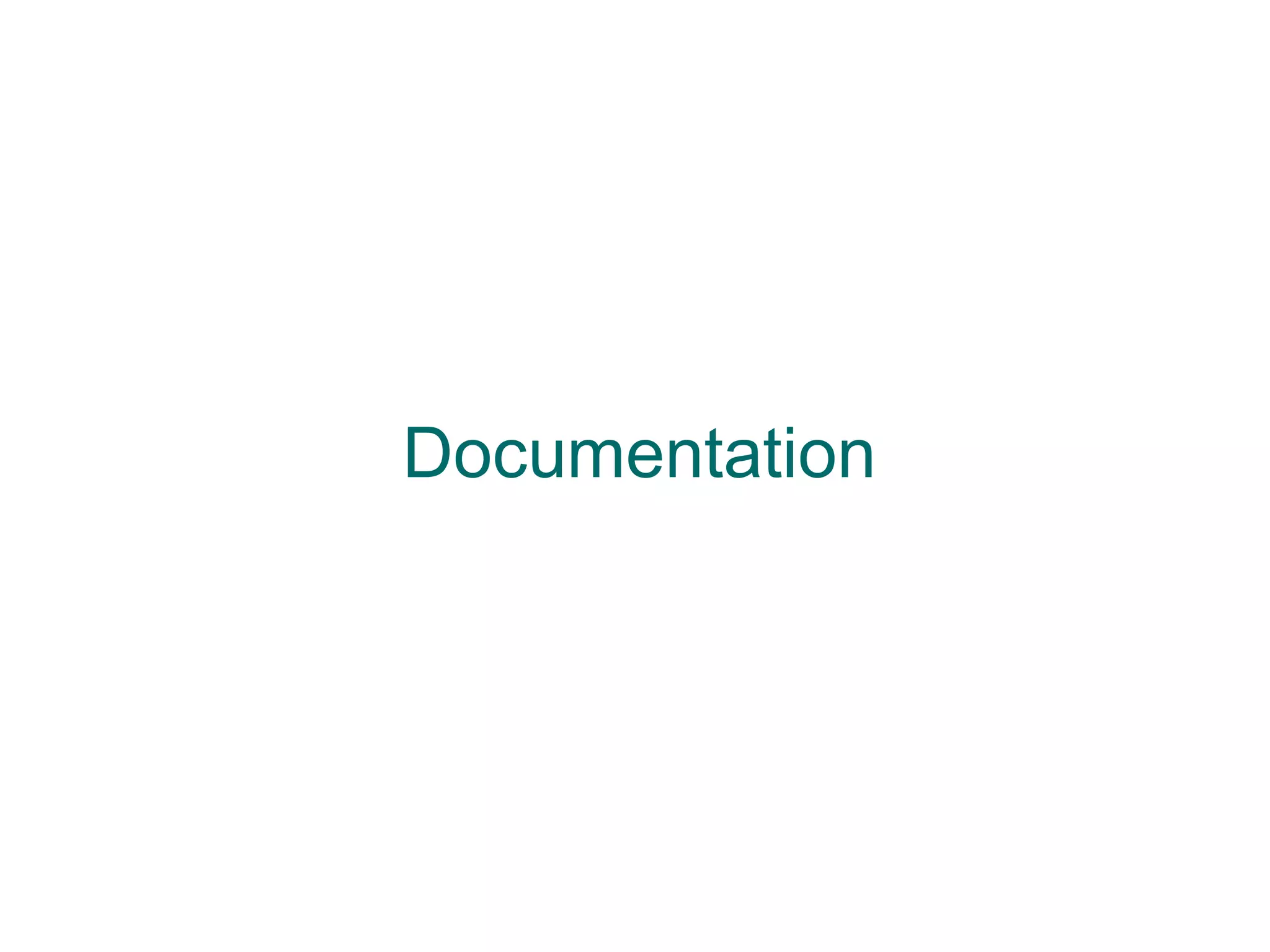 Documentation