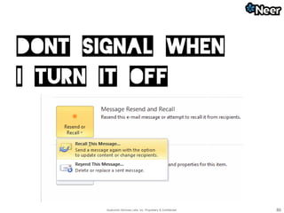 Qualcomm Services Labs, Inc. Proprietary & Confidential 86
 