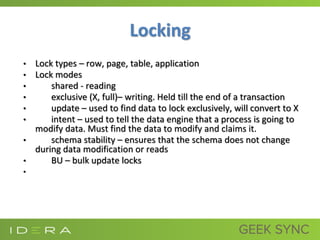 Geek Sync | How to Detect, Analyze, and Minimize SQL Server Blocking ...