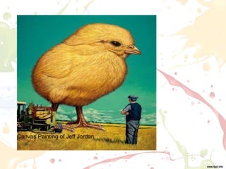 Canvas Painting of Jeff Jordan
 