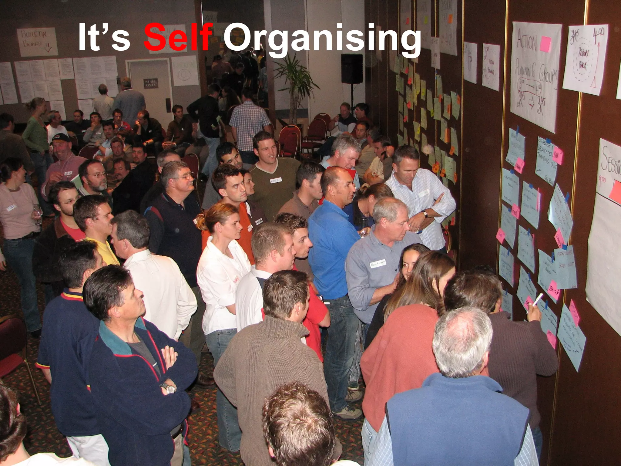 Open Space Technology It’s  Self  Organising 