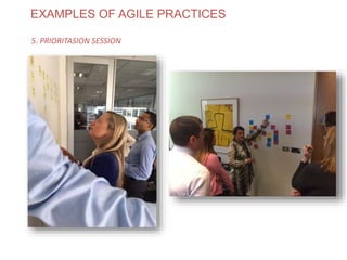 EXAMPLES OF AGILE PRACTICES
5. PRIORITASION SESSION
www.theagilecontactcentre.com.au
 