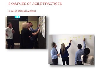 EXAMPLES OF AGILE PRACTICES
6. VALUE STREAM MAPPING
www.theagilecontactcentre.com.au
 