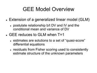 The Case for Generalized Estimating Equations in State-level Analysis | PPT