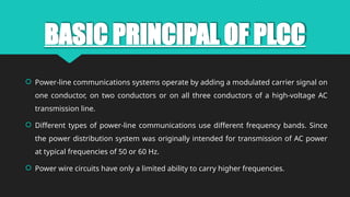 Presentation on Power line carrier communication | PPTX