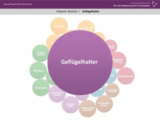Infopool: Branche l
www.gefluegel-thesen.de/Infopool
Wo Verantwortung Qualität erzeugt.
Wir, die Geflügelwirtschaft für Deutschland.
Geflügelhalter
Geflügelhalter
 
