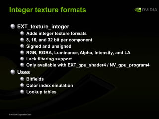 GeForce 8800 OpenGL Extensions