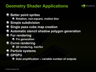 GeForce 8800 OpenGL Extensions