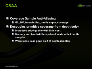 GeForce 8800 OpenGL Extensions