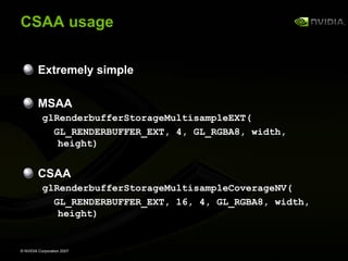 GeForce 8800 OpenGL Extensions