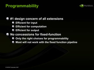 GeForce 8800 OpenGL Extensions