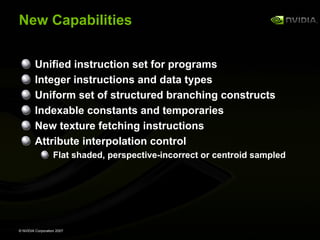 GeForce 8800 OpenGL Extensions