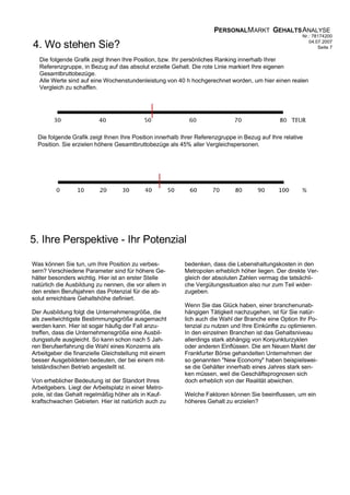 Gehaltsanalyse Beispiel