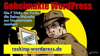 Copyright by Werner Langfritz - wp-akademie.com - Alle Rechte vorbehalten - Weltweit
rocking-wordpress.deAuf den Link kannst Du klicken!
 