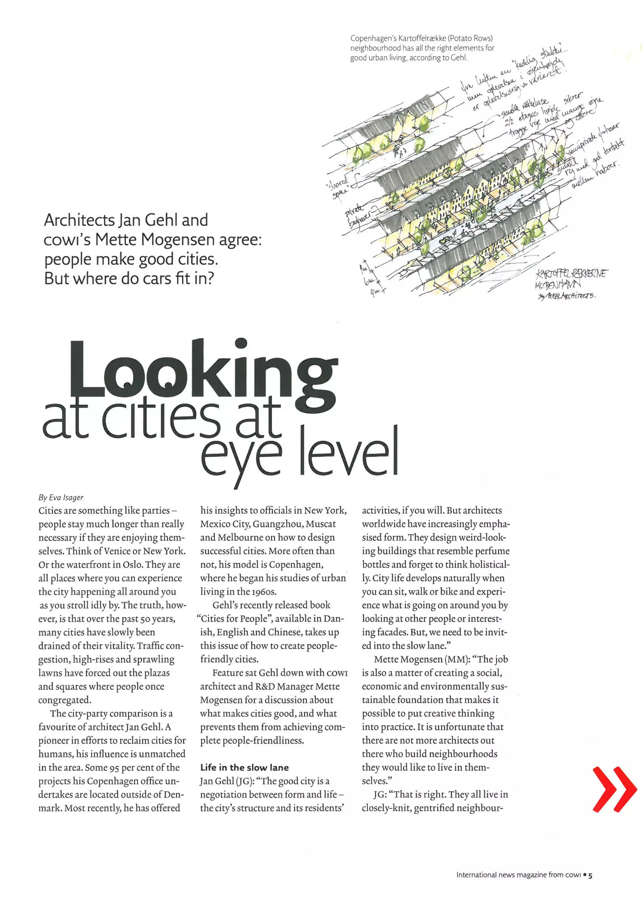 Gehl feature article from cowis magazine
