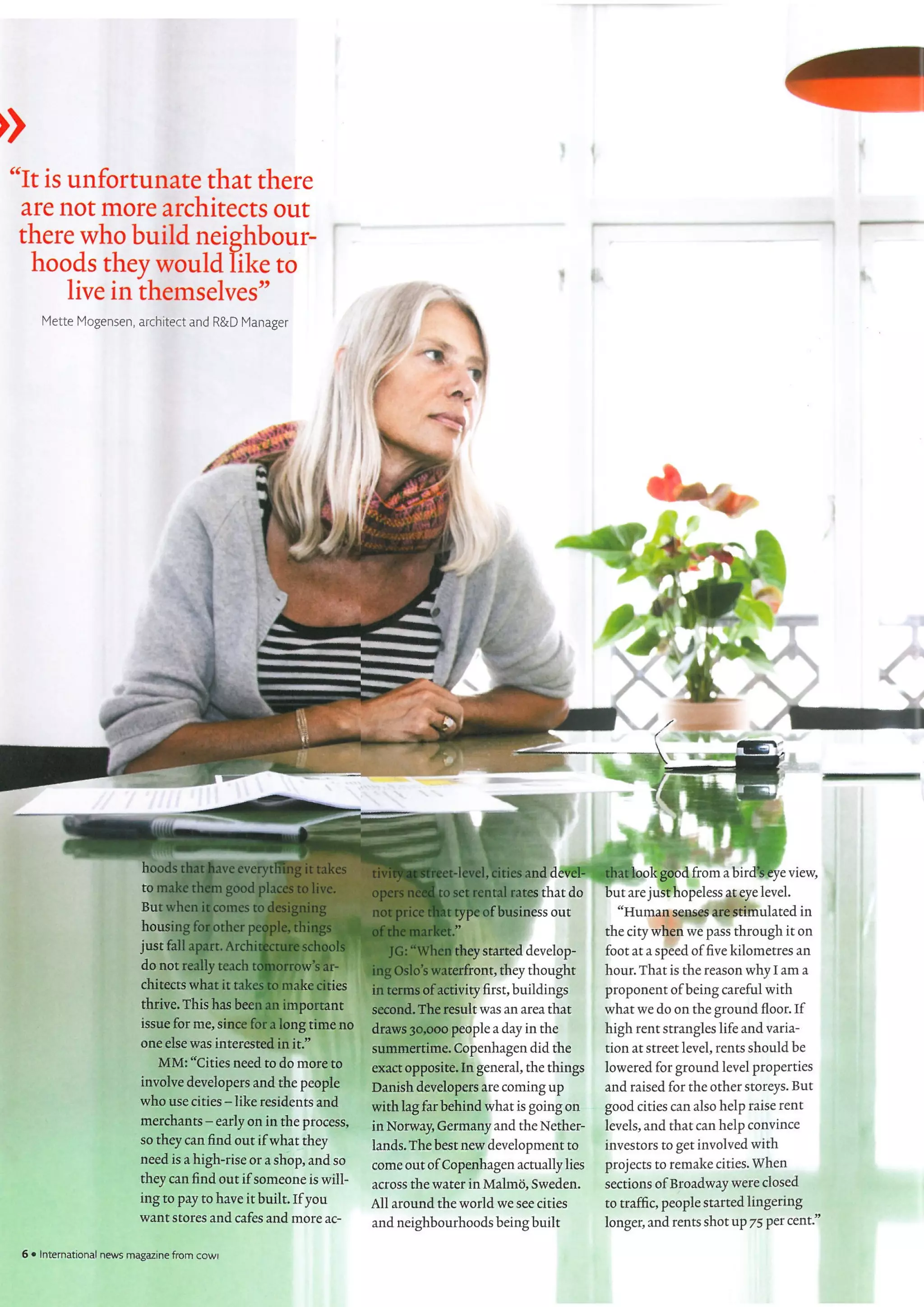 Gehl feature article from cowis magazine