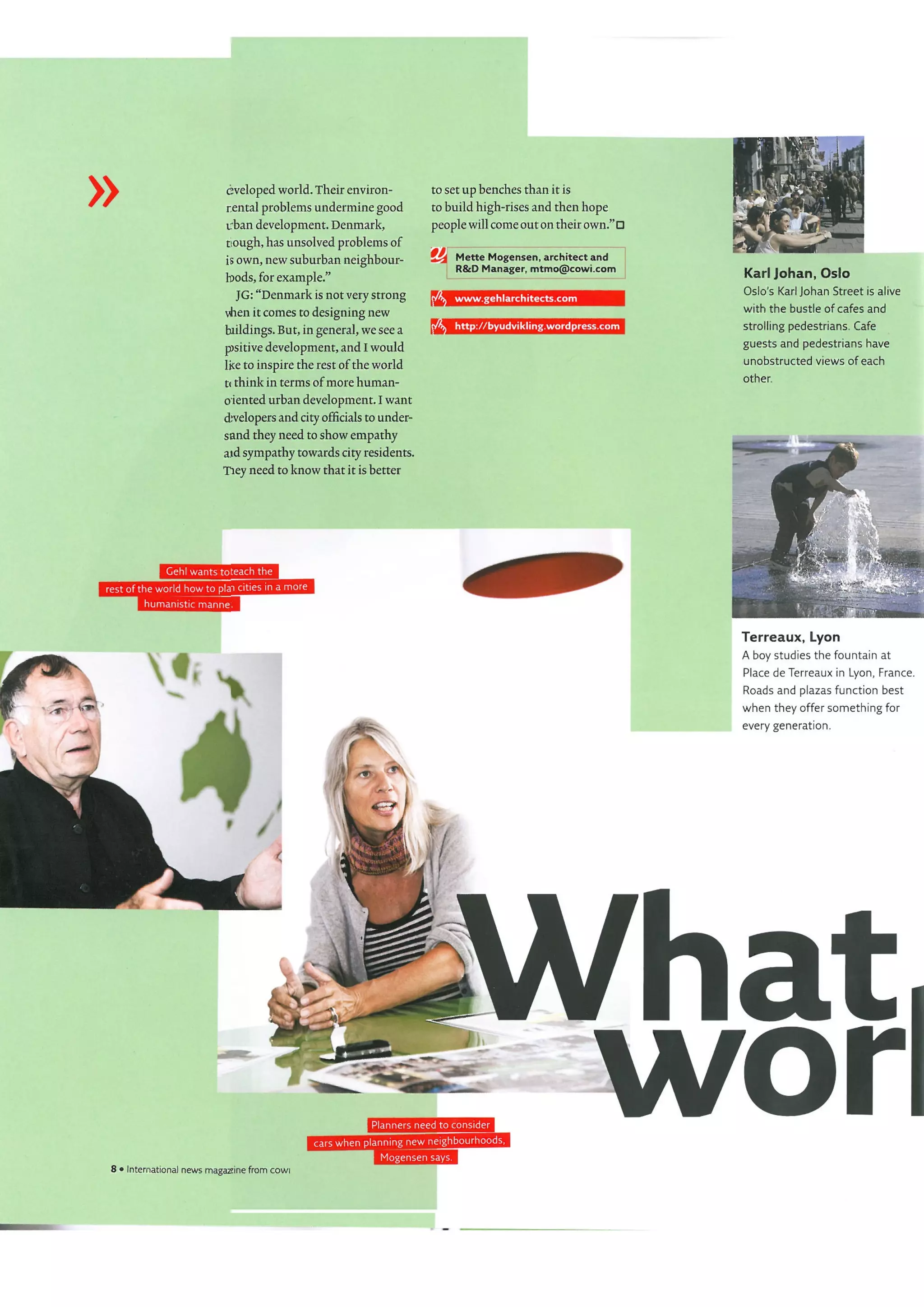 Gehl feature article from cowis magazine