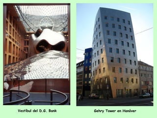 Vestíbul del D.G. Bank   Gehry Tower en Hanóver
 