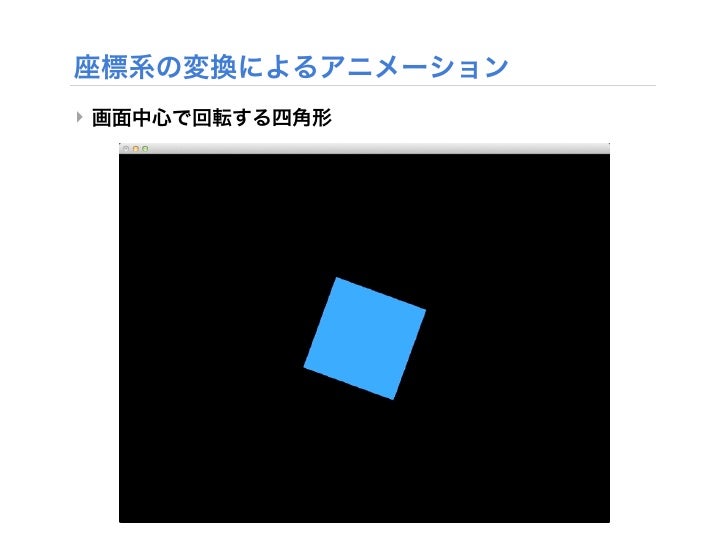 Openframeworks基礎 動きを生みだす アニメーション入門 芸大グラフィックスプログラミング演習b