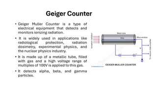Geiger Counter.and it's application hpdf | PDF