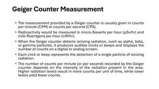 Geiger Counter.and it's application hpdf | PDF
