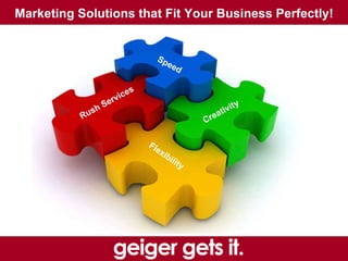 Marketing Solutions that Fit Your Business Perfectly! 