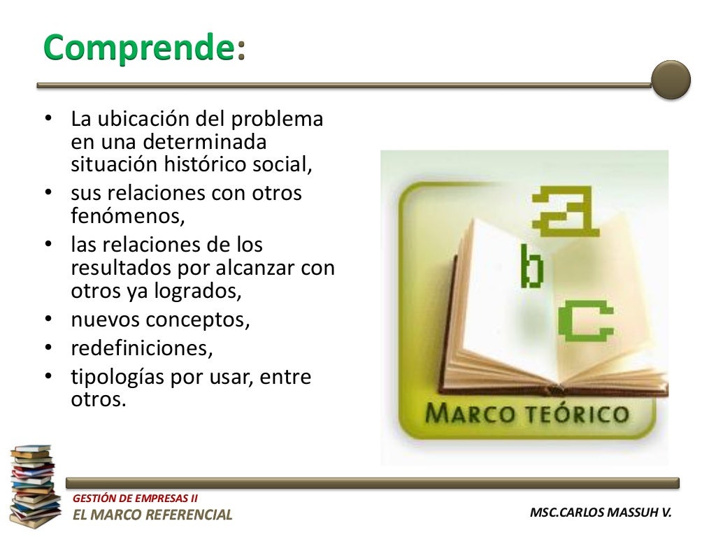 MARCO DE REFERENCIA MARCO DE REFERENCIA