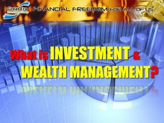 What is INVESTMENT& WEALTH MANAGEMENT?
