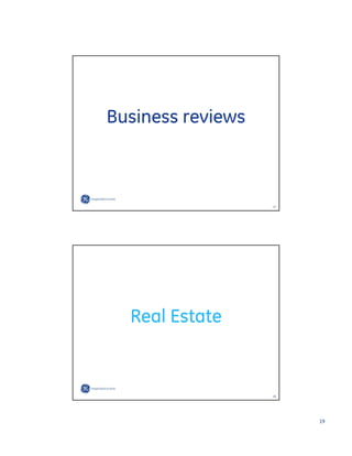 GE Investor Presentation