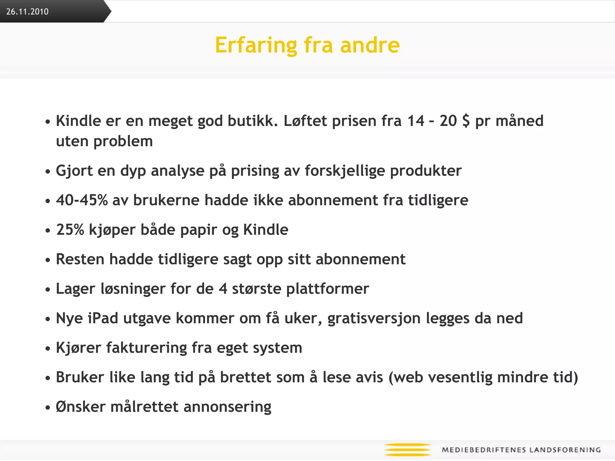 Oppdatert utgave Alternativt format 26.11.2010