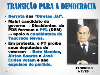 11 
MOVIMENTO DAS 
• Angeli saDtiriIzRa ETAS JÁ! 
os políticos 
oportunistas 
em relação às 
eleições 
presidenciais. 
Mais do que 
isso, dá ao 
oportunista o 
rosto de 
Tancredo 
Neves. 
(janeiro/1984) 
 
