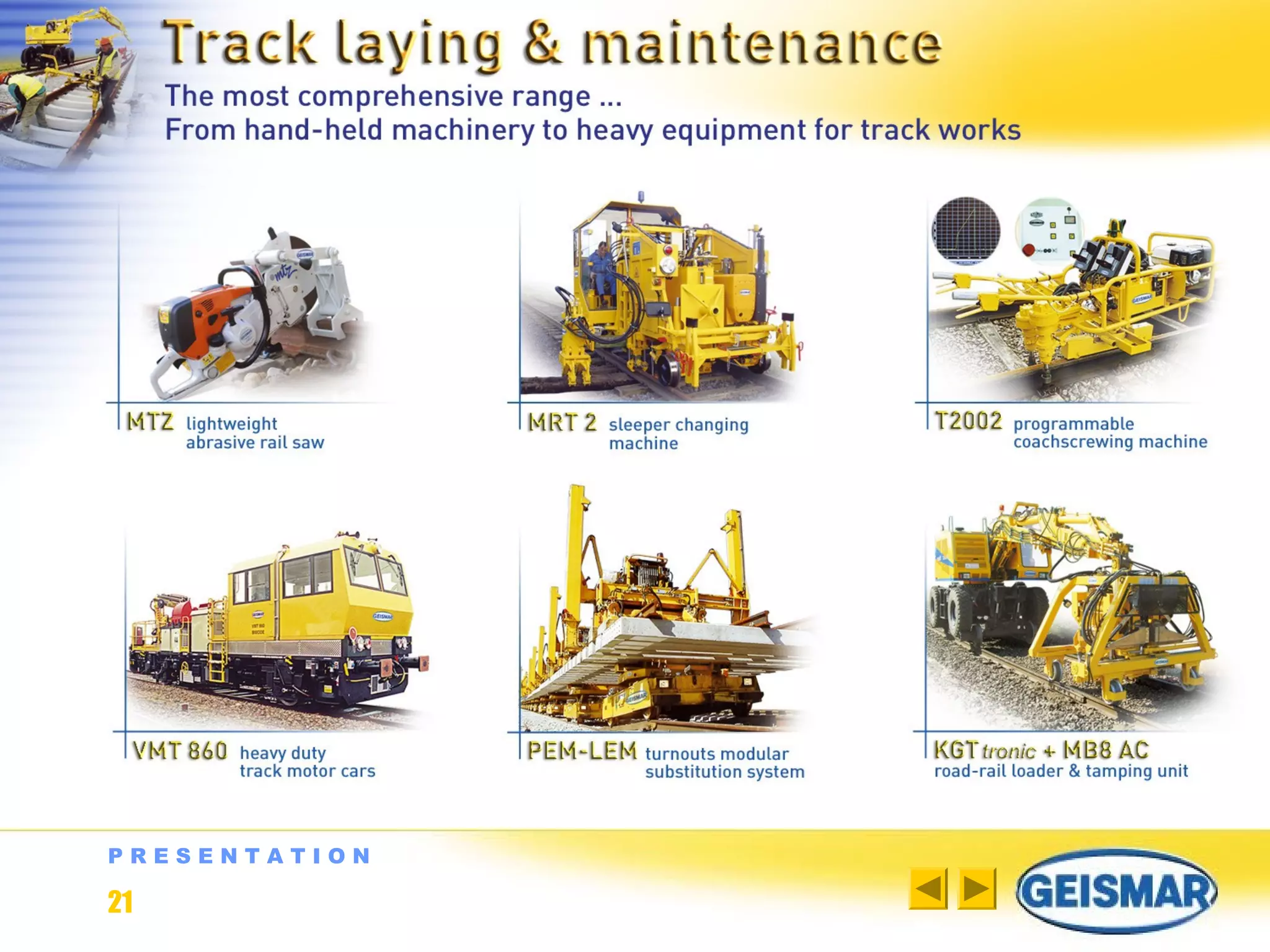 P R E S E N T A T I O N
21
 