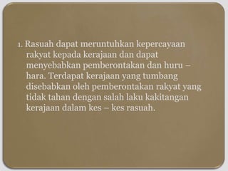 Gejala rasuah | PPTX