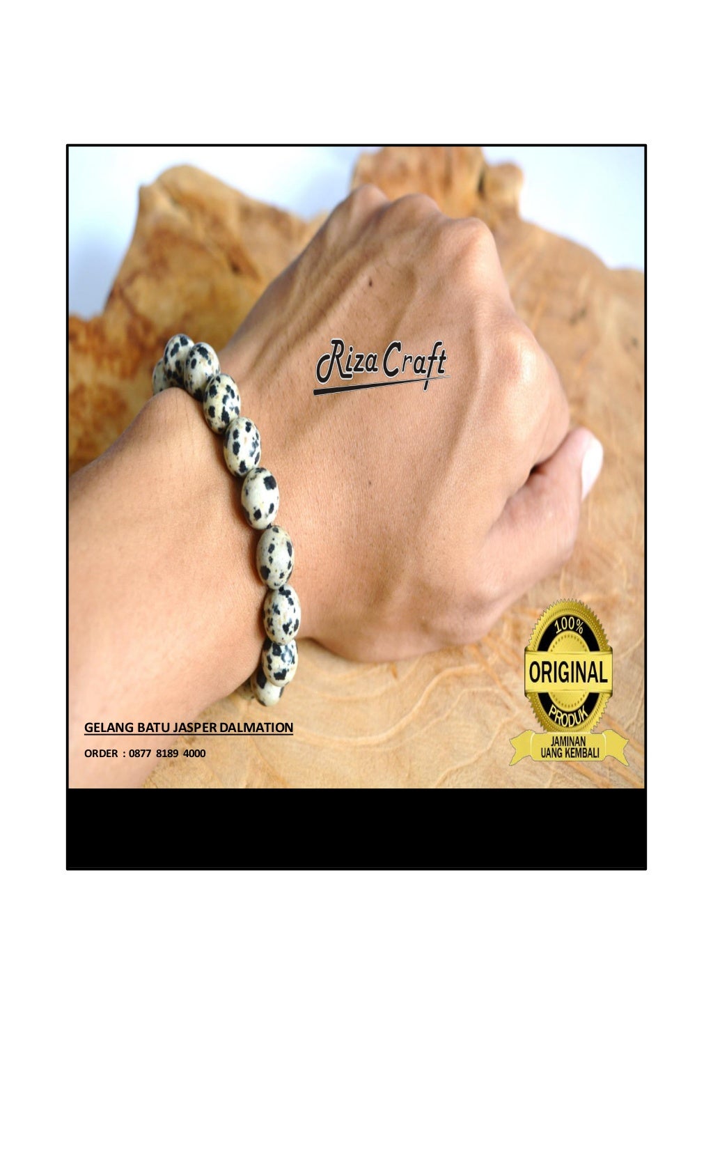 Gelang batu akik jasper