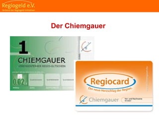                                                                                                                                                                                     
                                                            
                                                            
                                                                                                                                                                                                                                                
                                                            
Der Chiemgauer
 