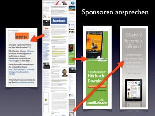 Sponsoren ansprechen
 