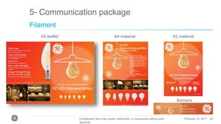 GE LED Lamps - Portfolio presentation | PPTX