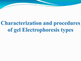 Comprehensive Guide to Gel Electrophoresis Techniques and Applications ...