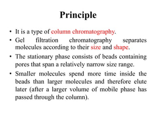 Gel exclusion chromatography | PDF