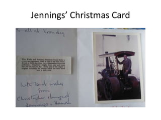 Jennings’ Christmas Card
 
