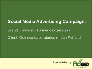 Facebook ad campaign of Turmgel 