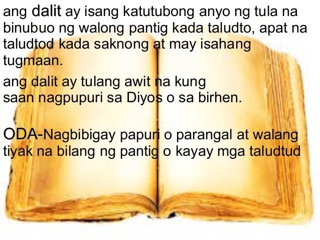 Ibat Ibang Uri Ng Akdang Pampanitikan Kahulugan At Katangian